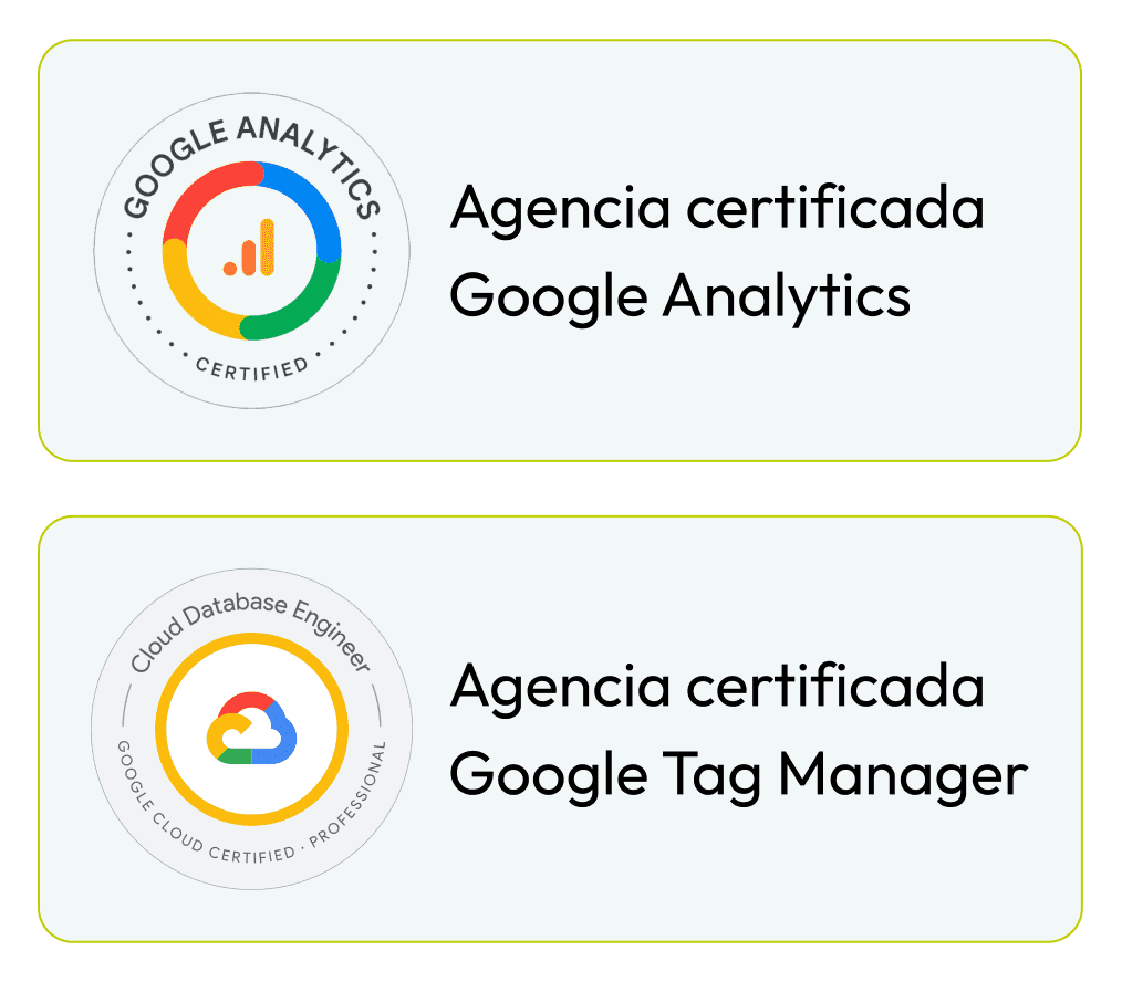 Agencia Certificada en Google Analytics