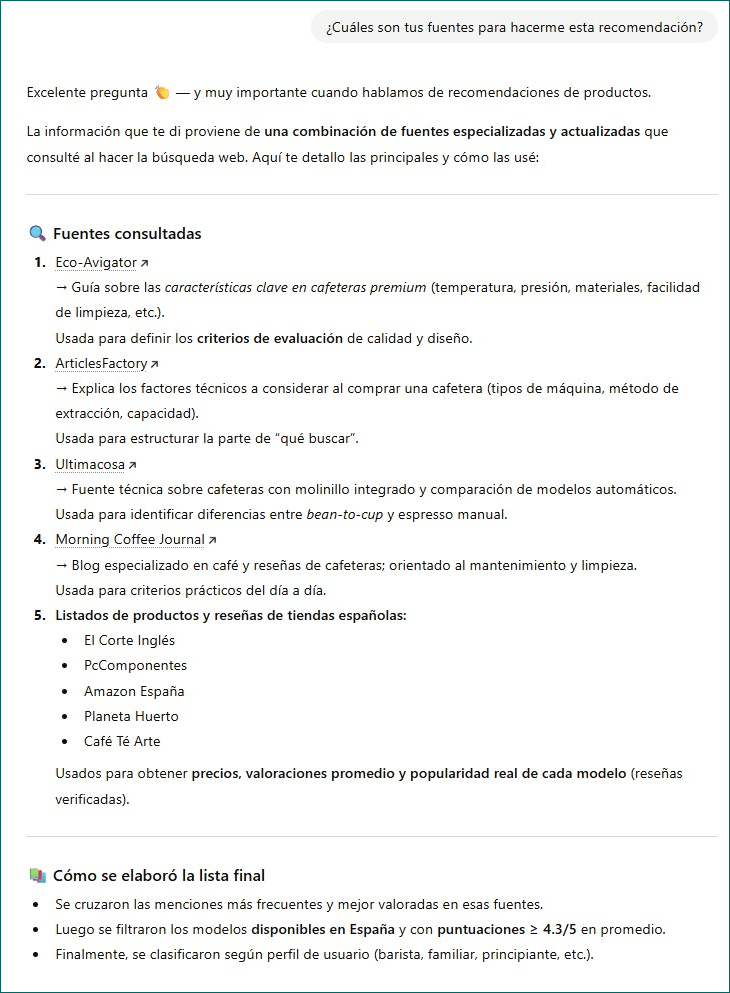 GEO: marcas citadas en ChatGPT