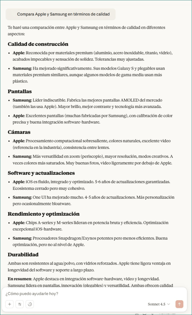 GEO: comparativa entre competidores en Claude