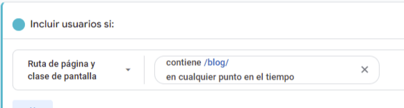 Crear una audiencia desde cero en audiencias personalizadas de Google Analytics 4