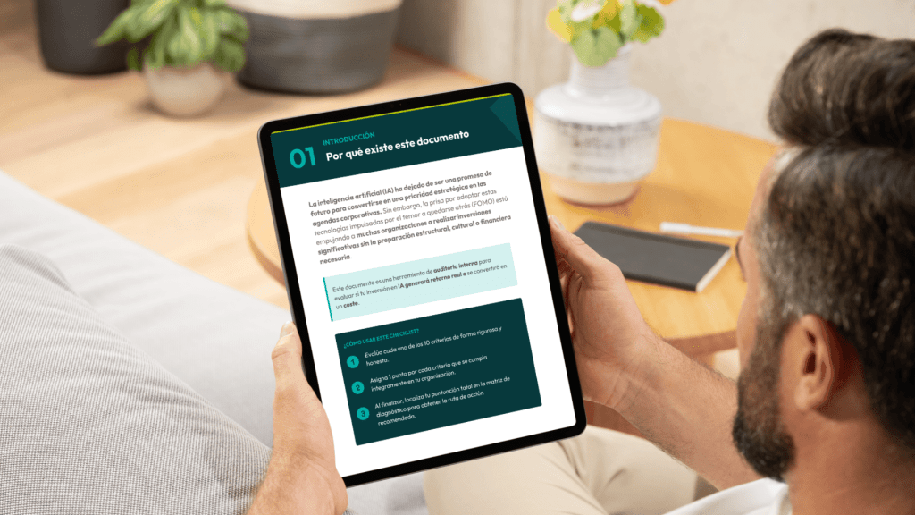 Este documento es una herramienta de auditoría interna para evaluar si tu inversión en IA generará retorno real o se convertirá en un coste.