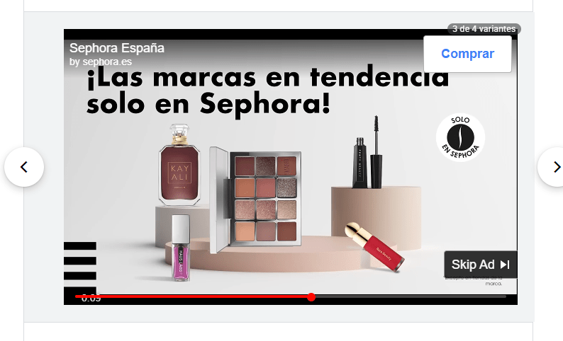 Anuncio Sephora - Hot On Social Media
