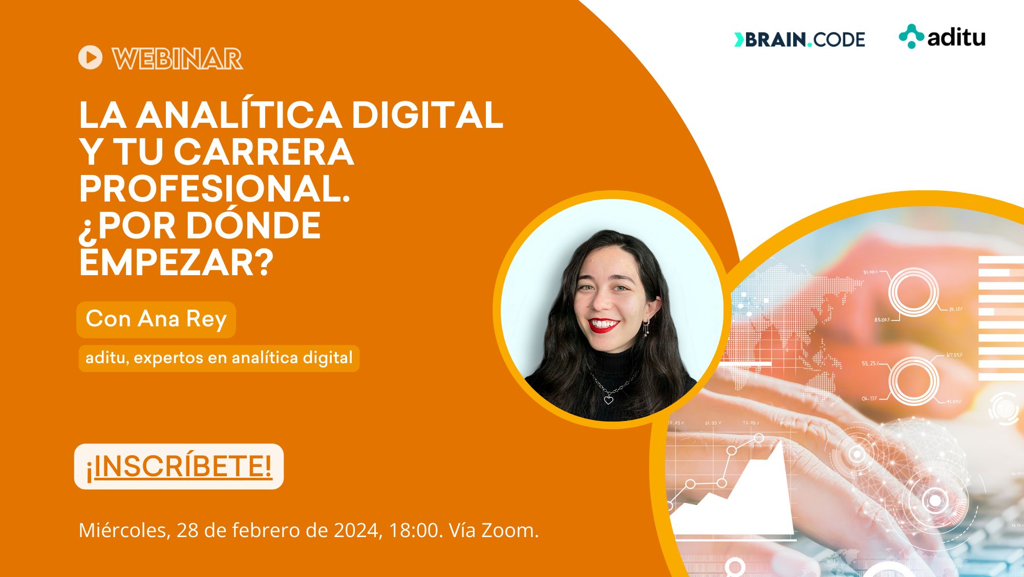 Webinar: la analítica digital y tu carrera profesional. ¿Por dónde empezar?